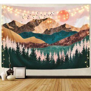 Nature landscape tapestry